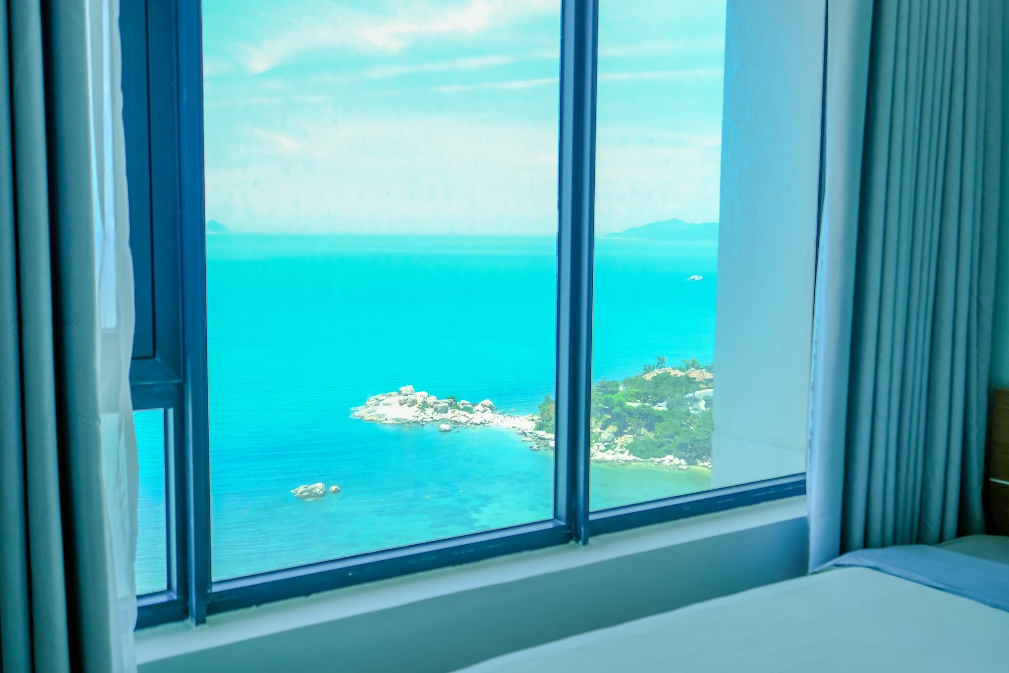 נה טראנג Sunrise Hon Chong Ocean View Apartment מראה חיצוני תמונה
